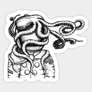 Space Octopus Sticker